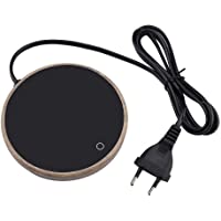 FTVOGUE Calentador eléctrico de tazas de té de madera para oficina (01)